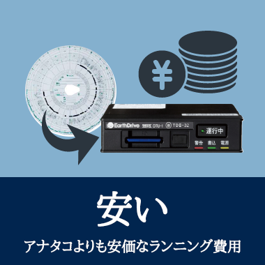 アナタコよりも安価なランニング費用